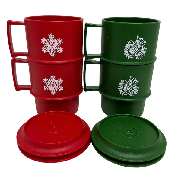 Tupperware | Dining | Vintage Tupperware Stacking Cup Soup Mug With ...